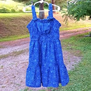 Cat and Jack medium size 8 blue and light blue dress